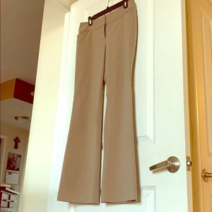 Khaki Ann Taylor Signature Cut Slacks